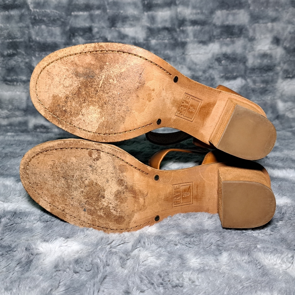 Frye Women's Ankle Strap Heeled Sandal - Picture 14 of 14